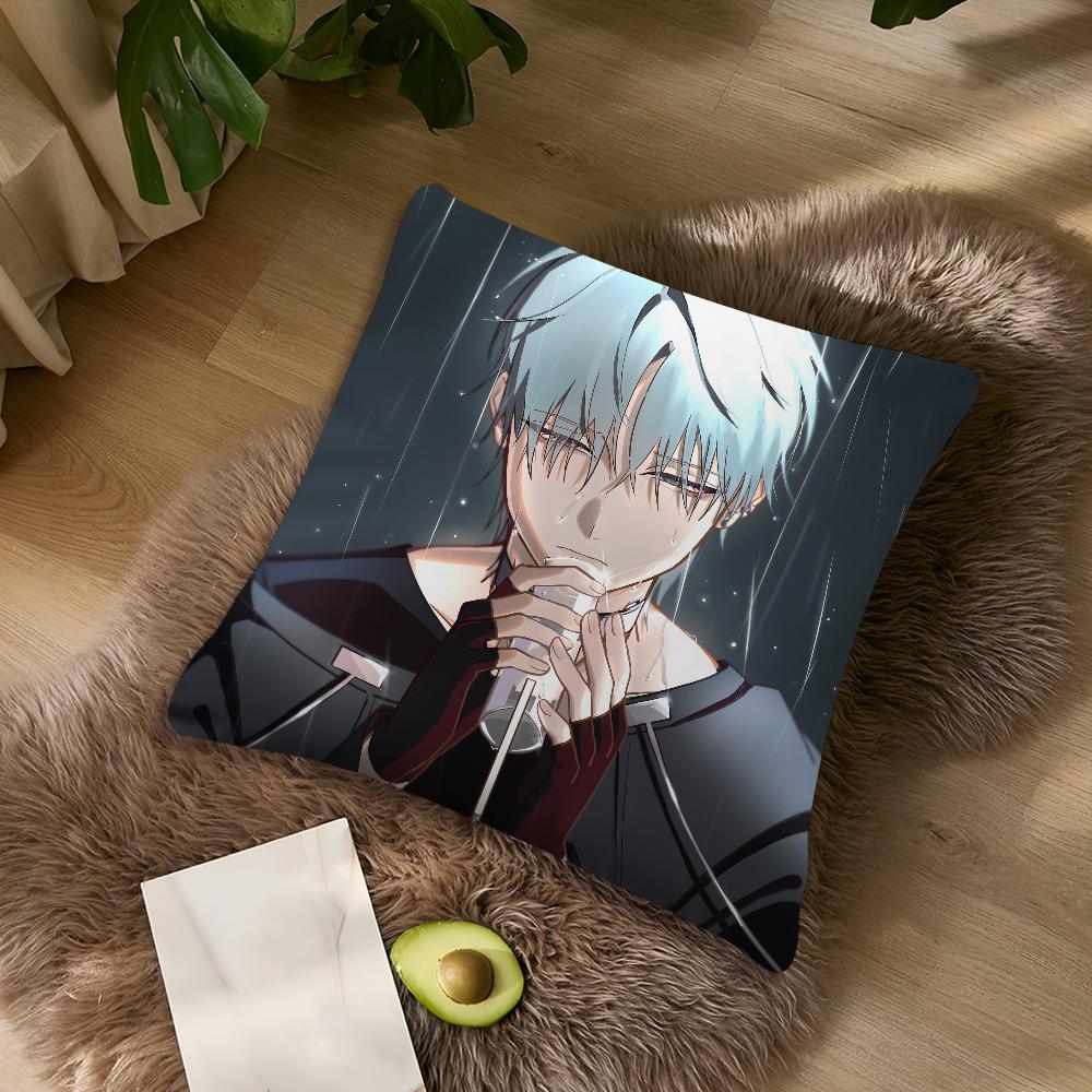 Alien Stage Till Anime Boy cushion cover For Bedroom Car Coffee Shop Room Soft and Living Room Sofa Decorative Pillow Cover Case