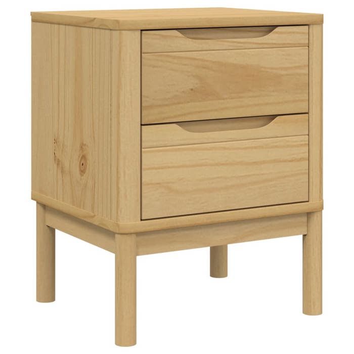 VidaXL Bedside Table Brown Wax 45x39x57 Cm Solid Pine Wood, Side Table, Bedside Cabinet, Bed Table, Table of 374002