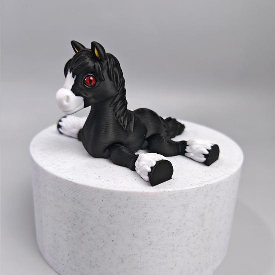 3D tištěná hračka kůň kloubový kůň s flexibilními klouby úleva od stresu stolní mazlíček fidget hračka pro hru a vystavení dárek pro děti