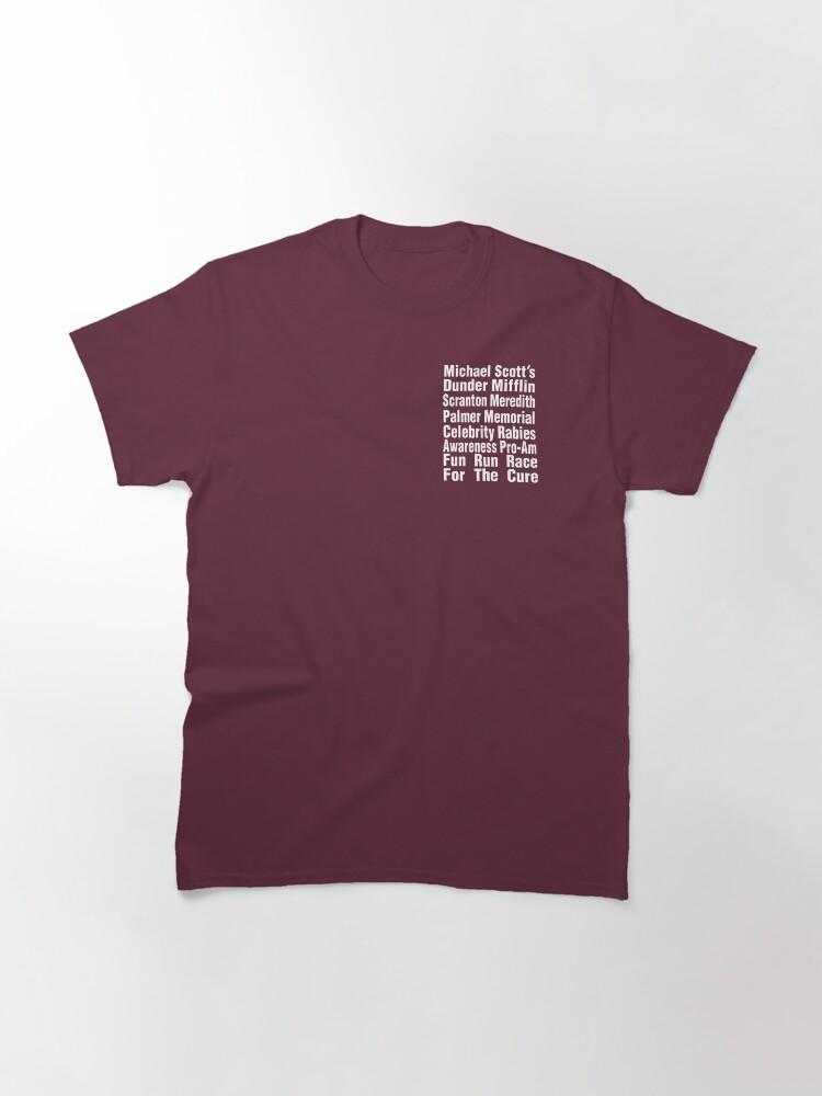 The Cure The Office T-Shirt - Michael Scott's Fun Run Race for the Cure Classic T-Shirt