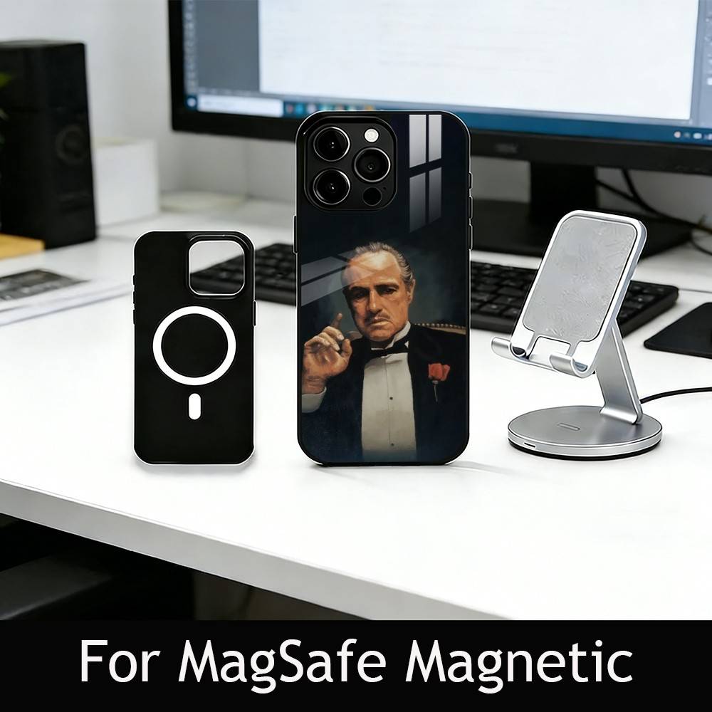 God-father Andolini Phone Case For iPhone17,16,15,14,13,12,11 Plus,Pro Magnetic with Magsafe Wireless Charging