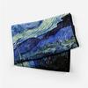 Starry Sky Oil Painting Print Square Scarf
