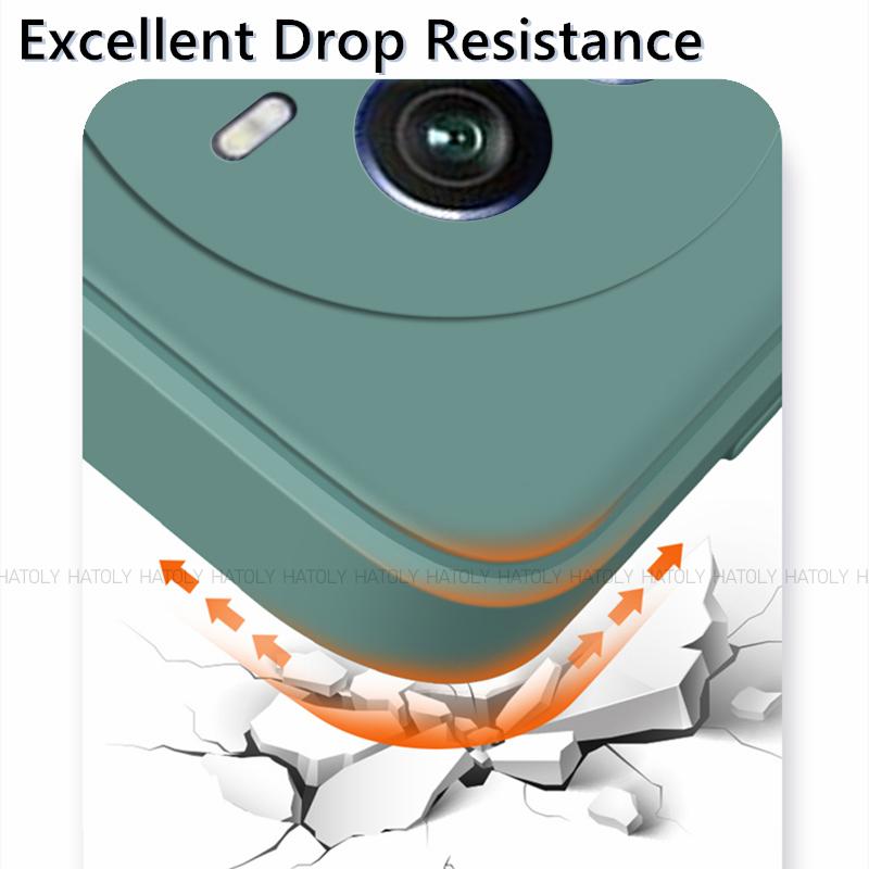 For Realme 12 Pro Case Realme 12 + Pro Plus 5G Cover Luxury TPU Shockproof Liquid Silicone Protective Phone Back Cover