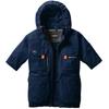 HOTNET BURTLE AC2036 Air Craft AC Short Sleeve Blouson (Single Item) with UV Protection and Eco Bag (Navy, Size 3XL)