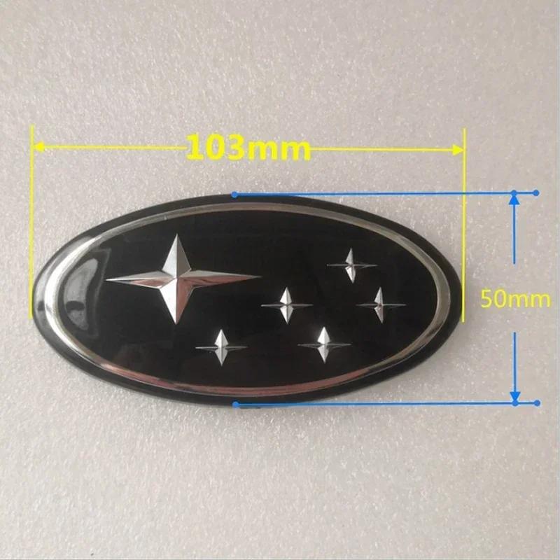 For Subaru Impreza Legacy STI WRX BRZ Tribeca Forester XV Outback 10.3x5CM Car Front Rear Logo Emblem Tail Trunk Cover Sticker foi0