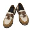 A fringed men's leather low-top Martin shoes fashion student round head crazy