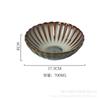 Japanese Retro Ceramic Dinnerware Set Handmade Glazed Stoneware Bowls Plates Home Dining Tableware