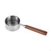 Compact Stainless Steel Cooking Pot with Heat-resistant Grip