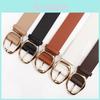 Womens Fashion Alloy Buckle Belt For Casual Office Wear With Minimalist Style