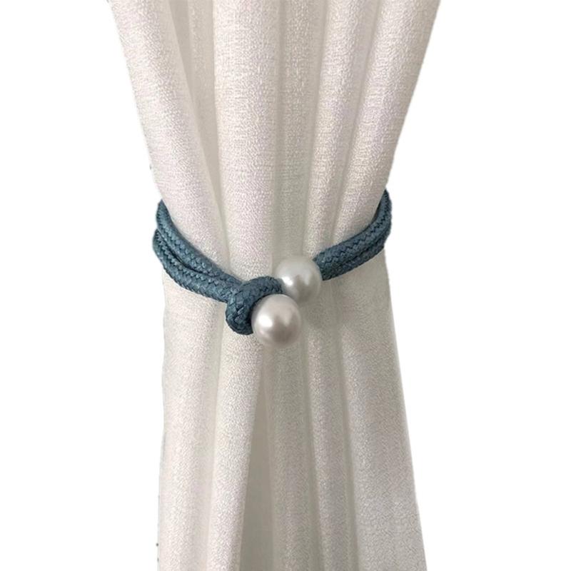 Bead Curtain Holders Woven Curtain Tapes Tiebacks with Drawstring  Decorative Curtain Holder for Home Window Decorations