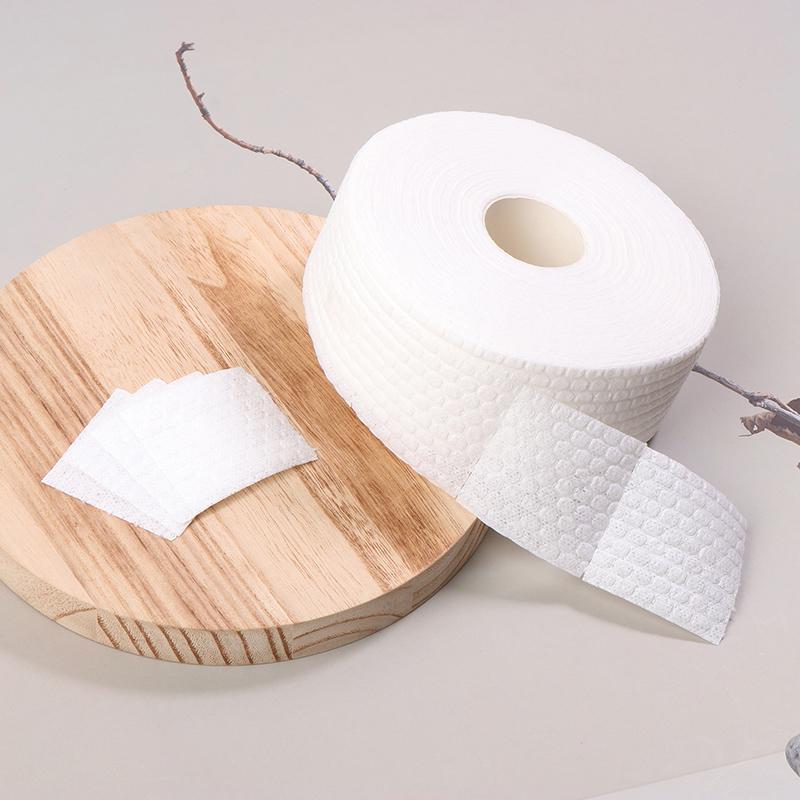 1000Pcs/Roll Thin Nail Remover Cotton Disposable Lint-Free Soak Wipe Cotton Gel Polish Remove Nail Art Cleaning Pad
