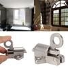 Window Gate Security Pull Ring Spring Bounce Door Bolt Aluminum Latch Lock