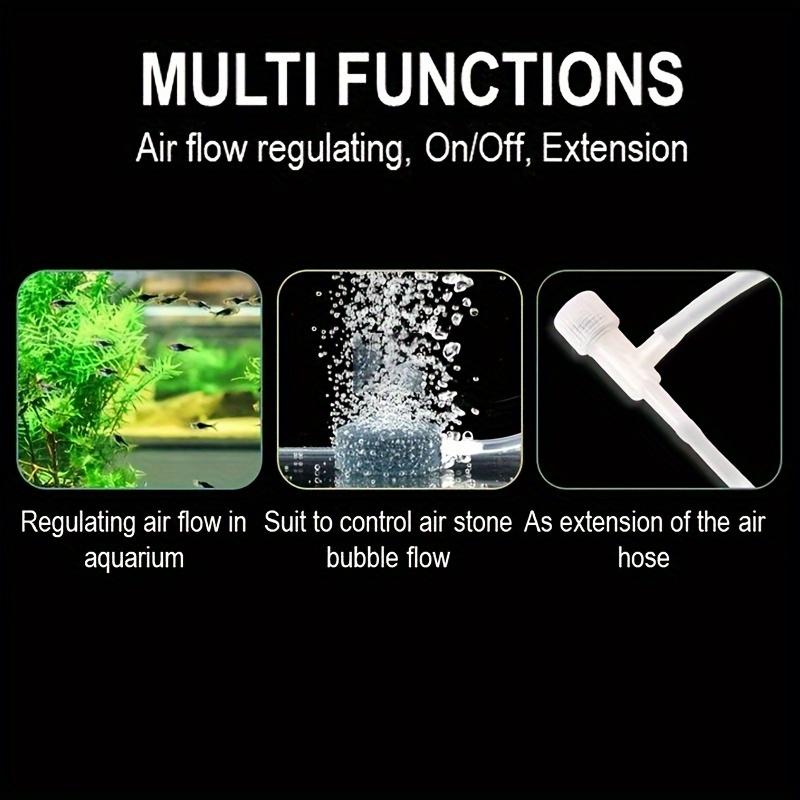 20pcs Aquarium Accessories, Aquarium Oxygen Pump Control Valve with Automatic Water Refill & Flow Regulation, Hose Connector
