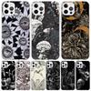 Dark Demon Black Skeleton Case Phone Cover for Apple Iphone 17 Air 16 15 14 13 Mini 12 11 Pro Max 16E 7 Plus 8 + SE 2020 Trend F