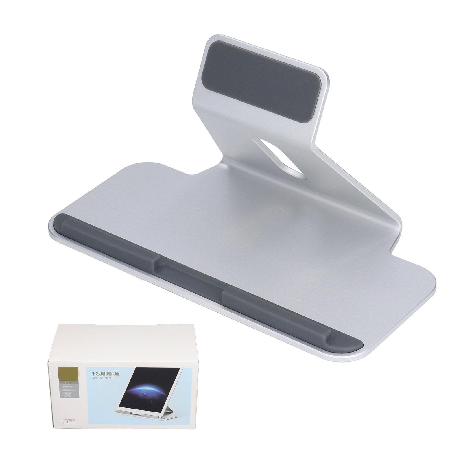 

Подставка для ноутбука с серебристой отделкой, противоскользящая конструкция, простота в эксплуатации, экономия места на рабочем столе, планшет