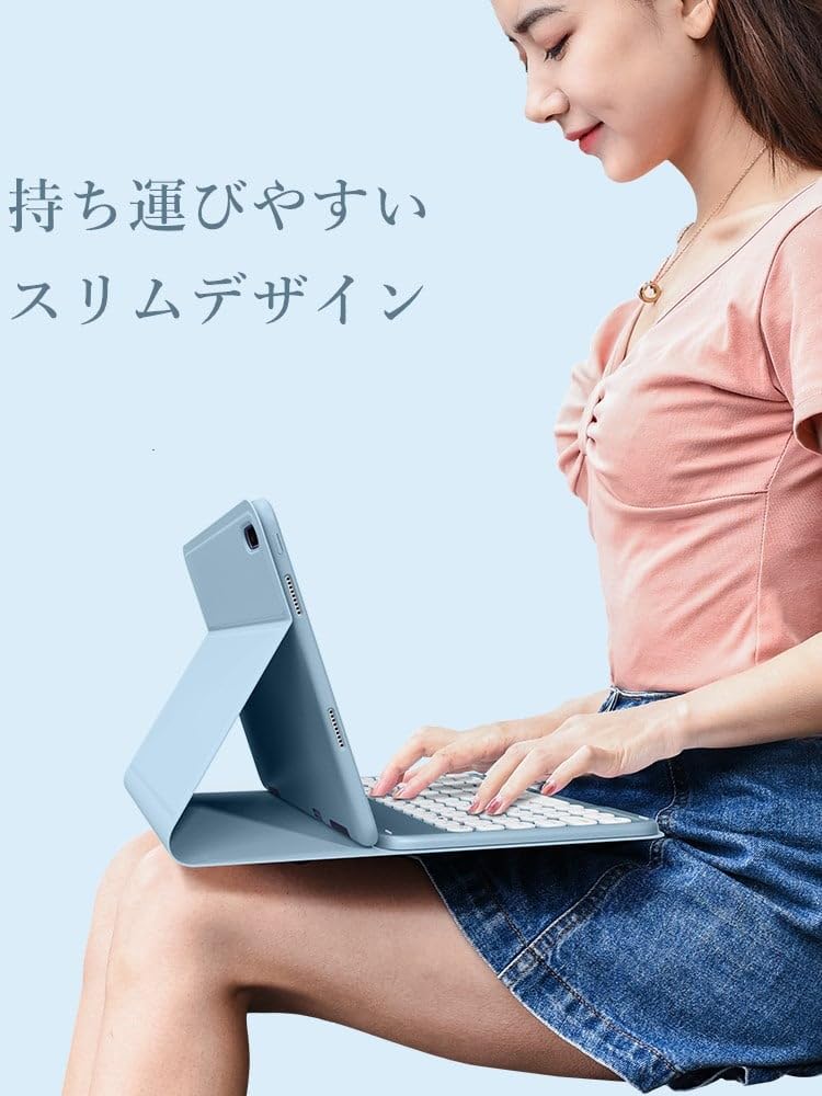 Farebné puzdro s klávesnicou pre 2024 iPad Pro s okrúhlym odnímateľným krytom klávesnice pre 2024 iPad Pro Obsahuje Apple Pencil Roztomilý, 11-palcový (M4) kľúče.