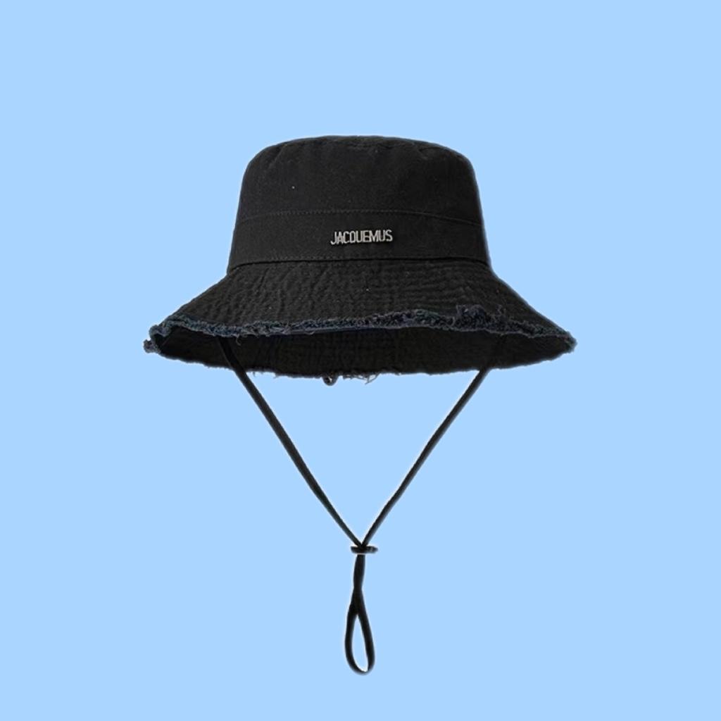 Hyuna JACQUEMUS Retro Japanischer Edge Fischerhut - Frühling/Sommer Koreanischer Stil Becken Sonnenhut für Damen