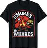 S'Mores and Whores Marshmallows Campfire Camping Gift Unisex T-Shirt