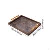 Bamboo Wooden Tray for Hotel Use, Makeup Storage, and Water Serving