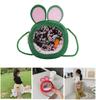Cute Pu Children's Bag With Bunny Ears Mini Round Bag Sparkling Sequins Available In Multiple Colors