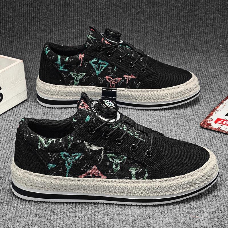 

Обувь для серфинга мужская летняя 2024 года, новые мужские туфли из соломы с вращающейся пряжкой, вельветовые туфли, мужские туфли для рыбаков и студентов 39