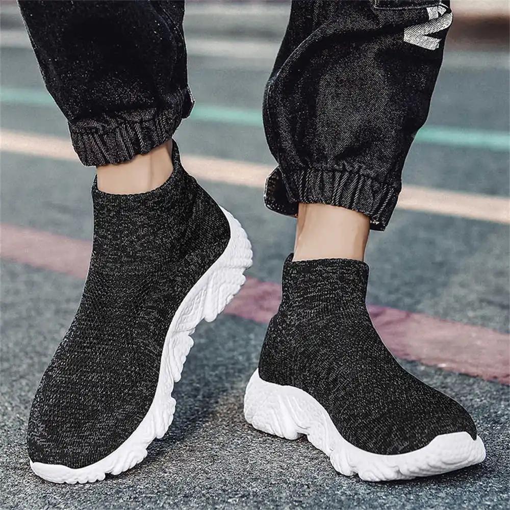 Knitting Hight Top Shoes Black Casual Tenis Sport Men's Sneakers Sneakers Topanky 2025elegant Teniz Tenise Items Cuddly