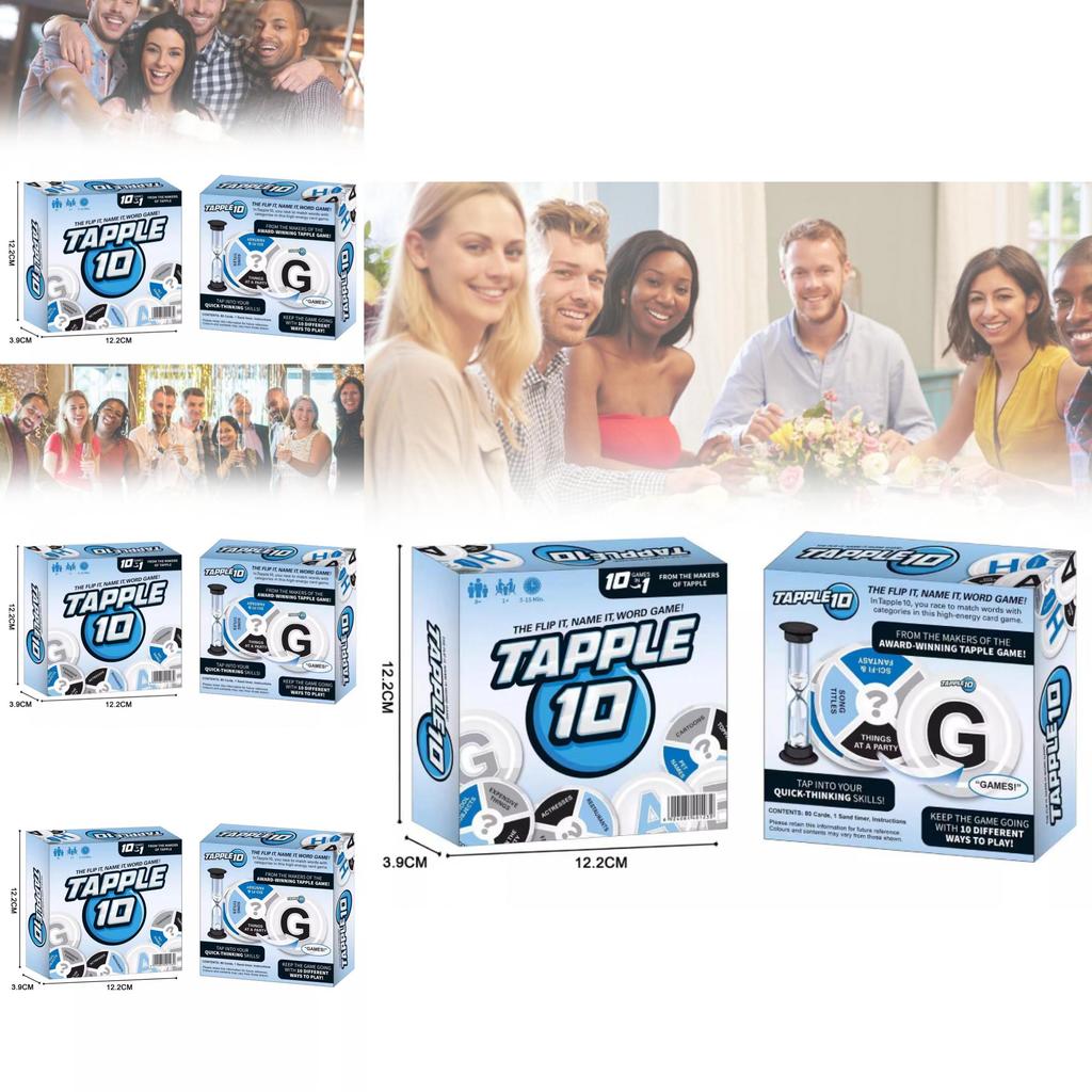 Tapple Englisch Kartenspiel Interaktiver Spaß Lernspiel Für Alle Altersgruppen