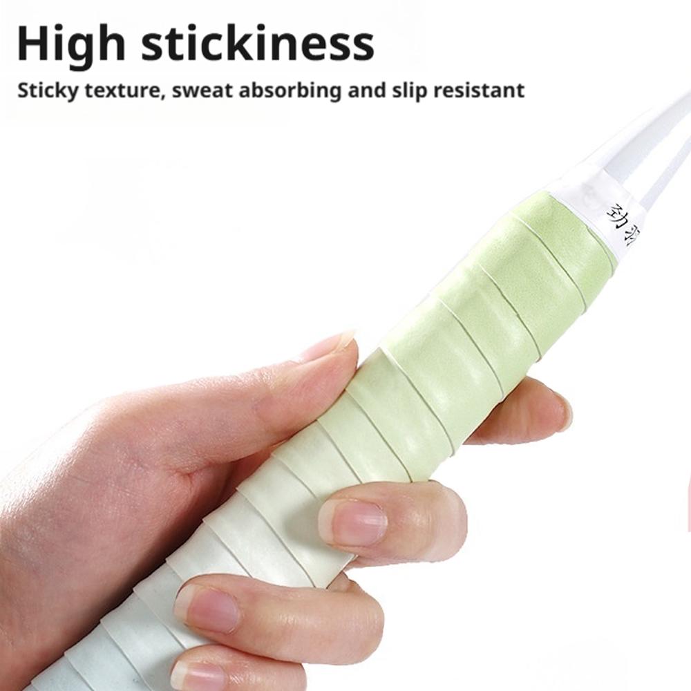 Professional PU Leather Tennis Racket Grip Thick Brown Grip Badminton For Tennis Racket Handle U5K5