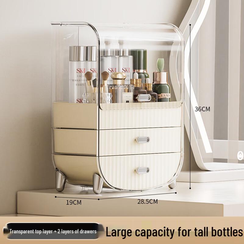 GOWKE Dustproof Cosmetic Storage Organizer