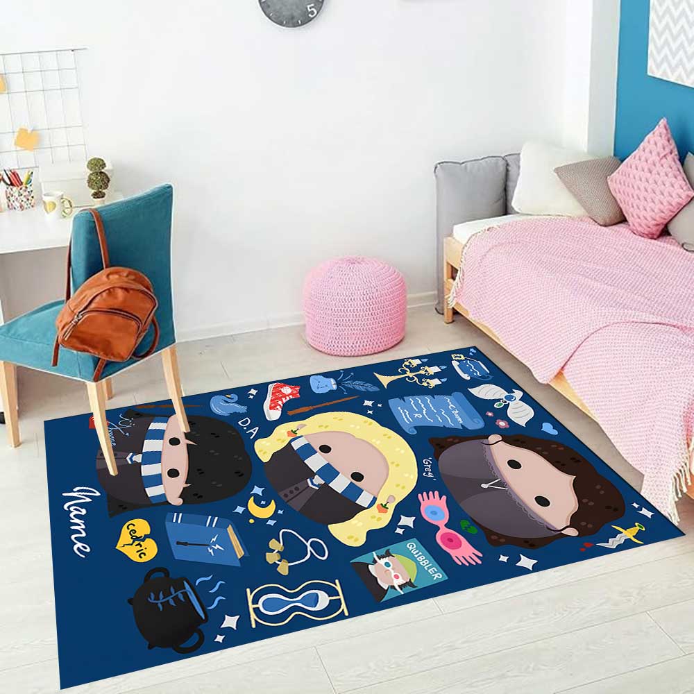 Warner Bros. Film (7) Personalizza il tuo tappeto con nome, cuscino per sedia da ufficio, regalo per camera da letto, soggiorno di casa.
