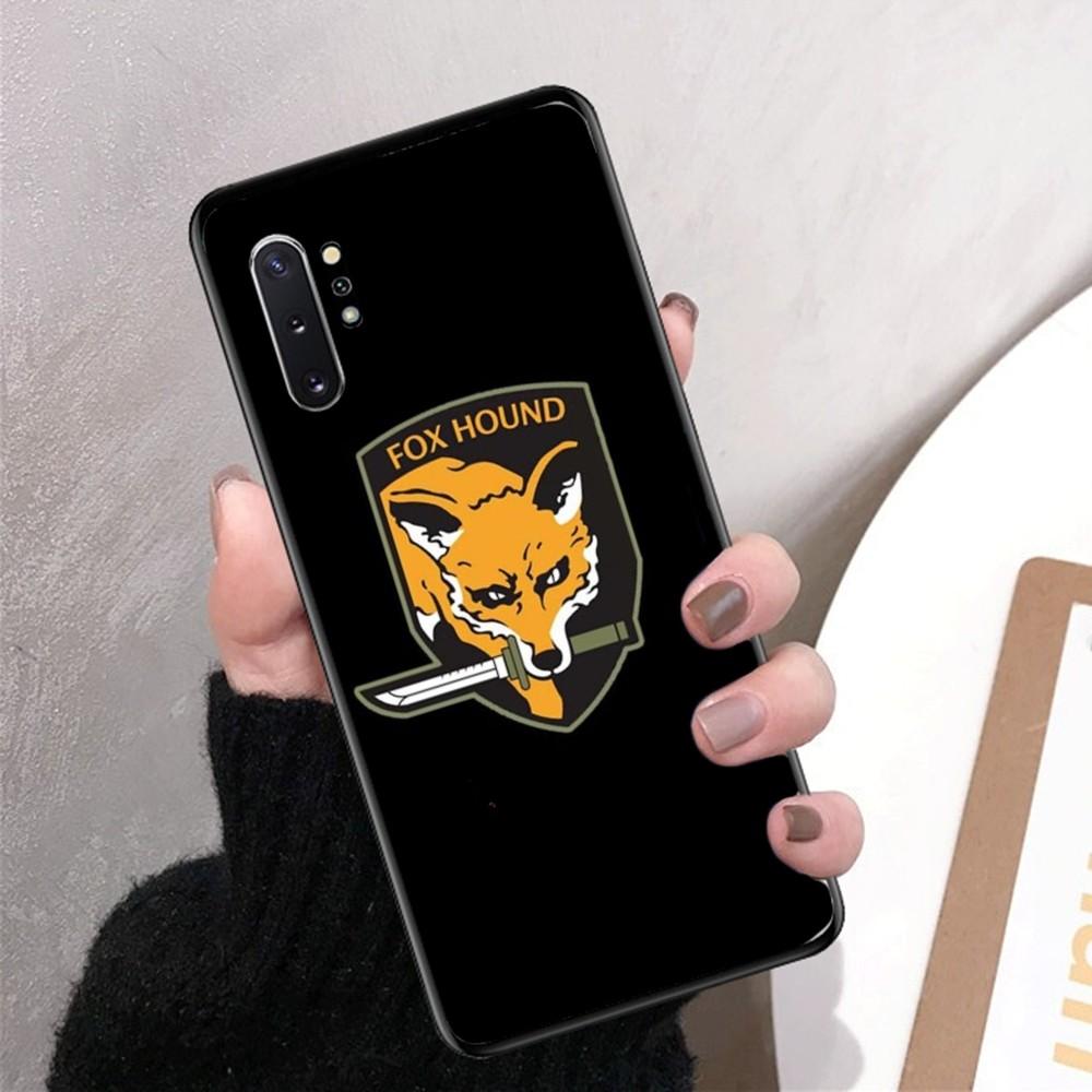 M-Metal Gear S-Solid Game Phone Case For Samsung Note 8 9 10 20 Pro Plus Lite M 10 11 20 30 21 31 51 A 21 22 42 02 03