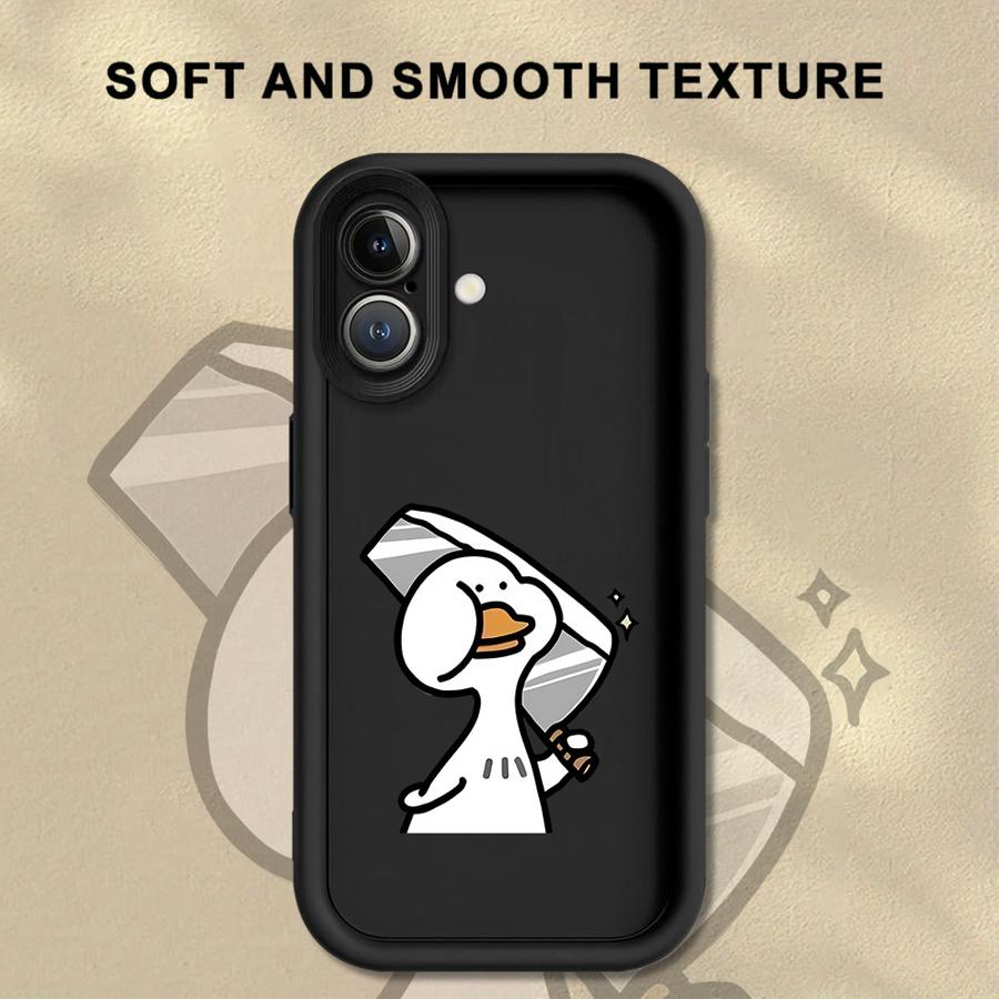 Phone Cover Case for iPhone 17 Pro Max 16 Air 13 14 12 Pro 15 Plus 11 Funny Duck