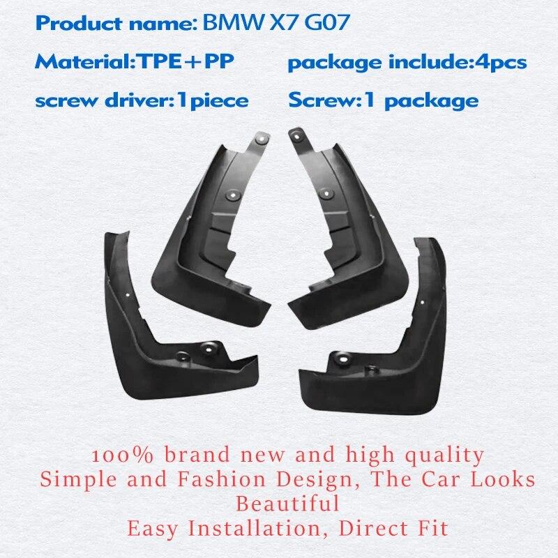 Car-fender For BMW X7 G07 Mudguard Splash Fenders Guards Mud Flaps Car Accessories Auto Styline S Pcs In -