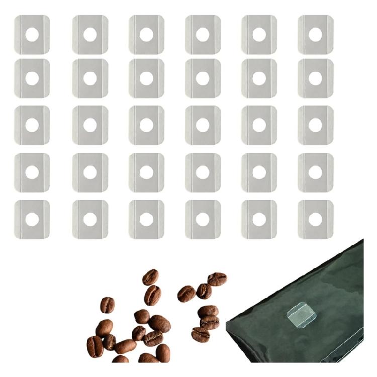 40 Stück CO2-Freisetzventile Ersatz für Kaffeebohnenbehälter Entgasung Weg Belüftungsventile für Lebensmitteltüten Einfach zu installieren