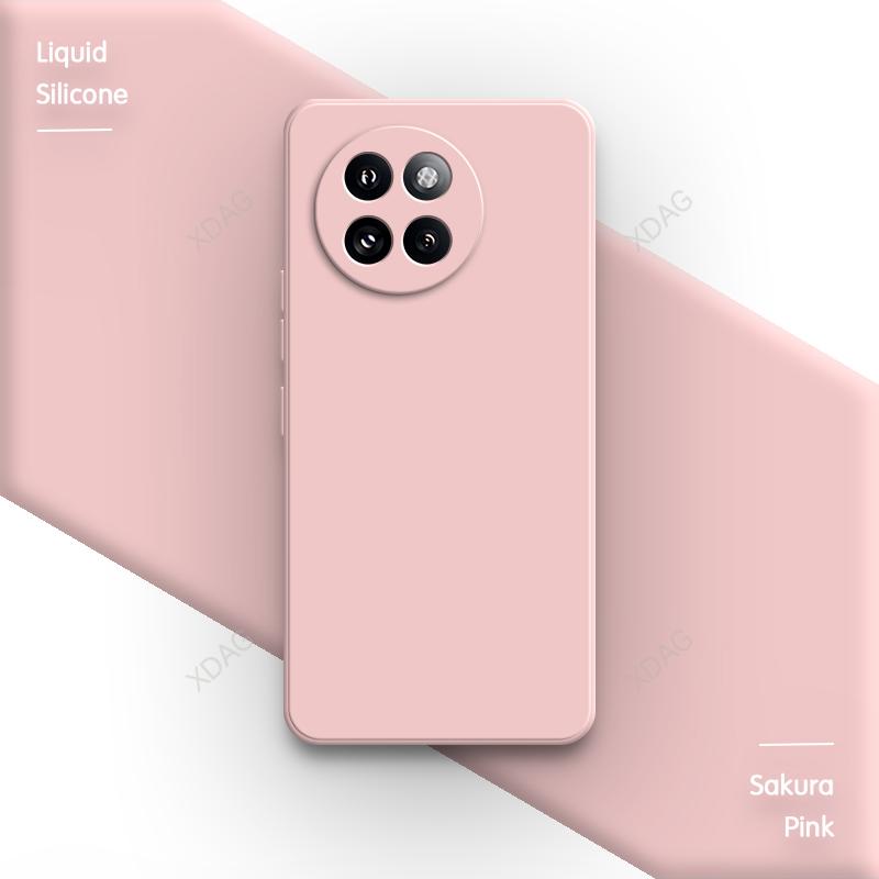 Fashion Liquid Silicone Phone Case for Xiaomi Civi 4 Pro 5G Shell Camera Protection Original Soft Straight Edge Back Cover Funda