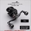 HEIGHTEN Baitcasting Reel Handle Knob Universal for SHIMANO DAIWA Abu Garcia Black and Gunmetal V2.0 105/115/120mm 24.5mm V2.0-120mm