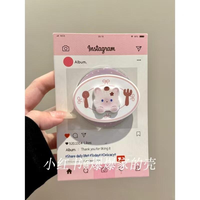 Applicable To Apple Iphone17promax Cat Dinner Plate 16pro Magnetic Suction 15 Bracket 14ins Cute Mobile Phone Case