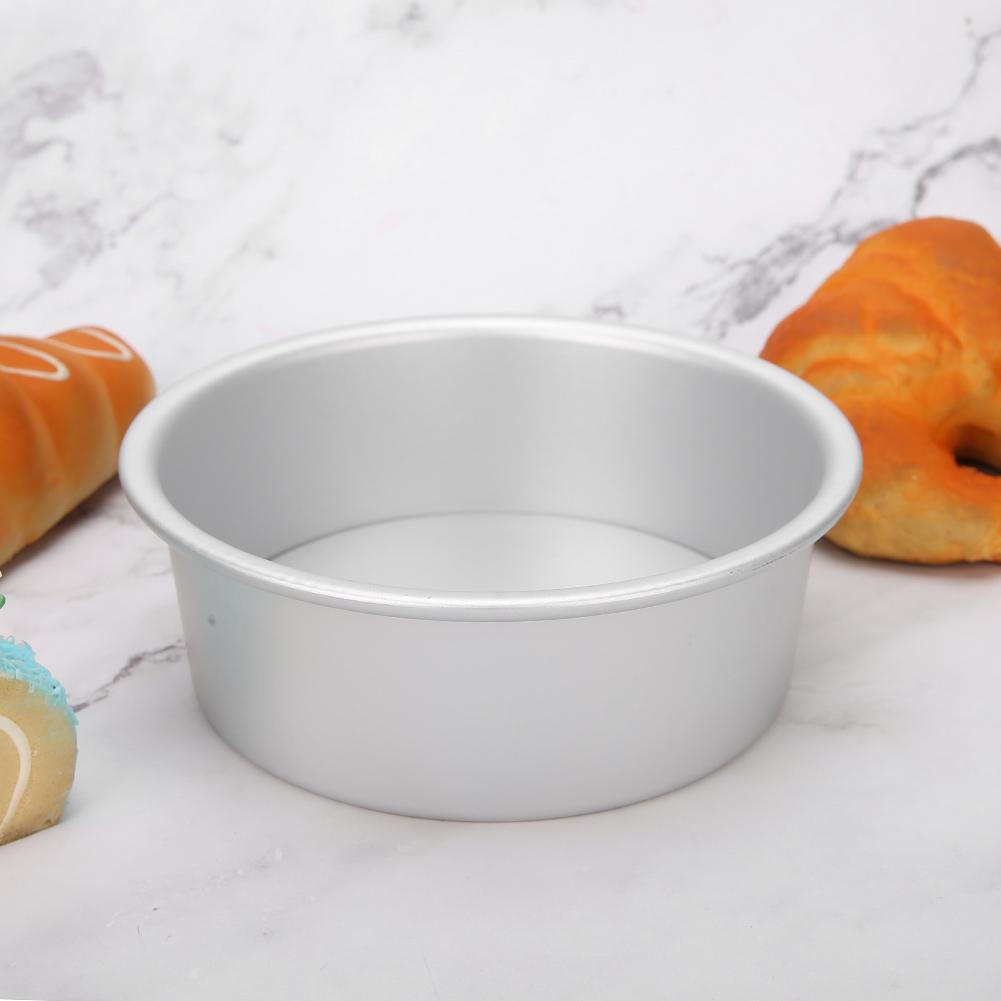 Anodized Aluminum Alloy Removable Bottom Cake Mold Round Shape Cake Mold DIY Baking Accessories