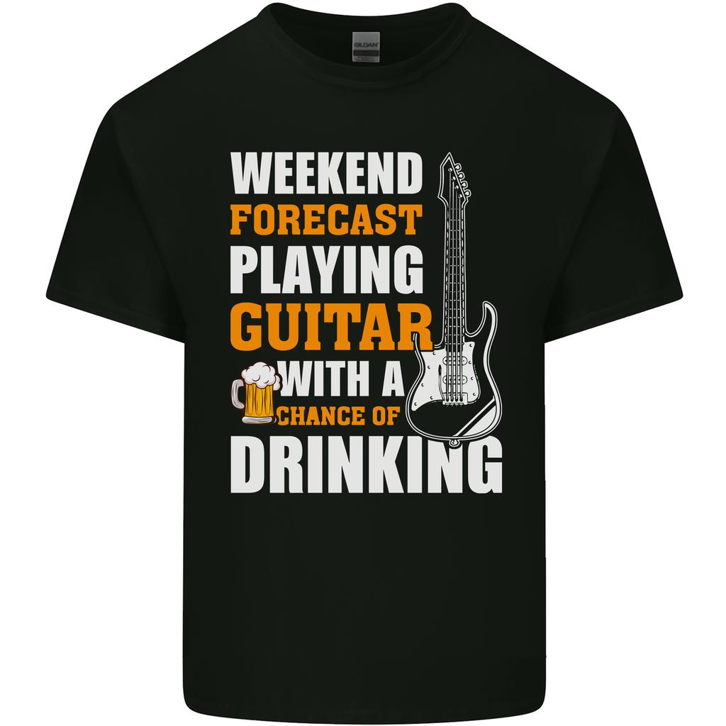 Guitar Forecast Funny Beer Alcohol Unisexs Light Cotton TShirt