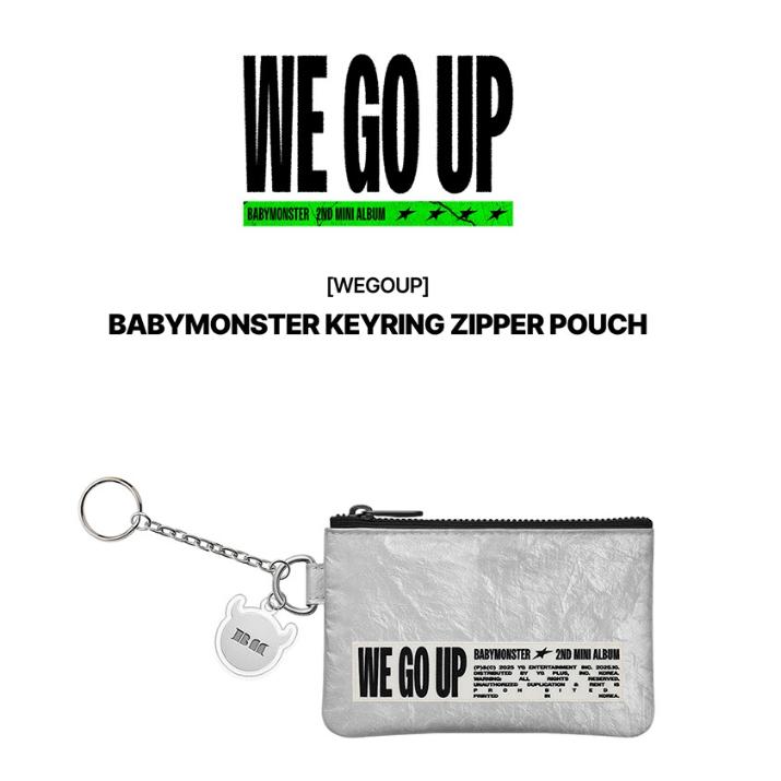 Pre-order BABYMONSTER WE GO UP Key Ring Zipper Pouch