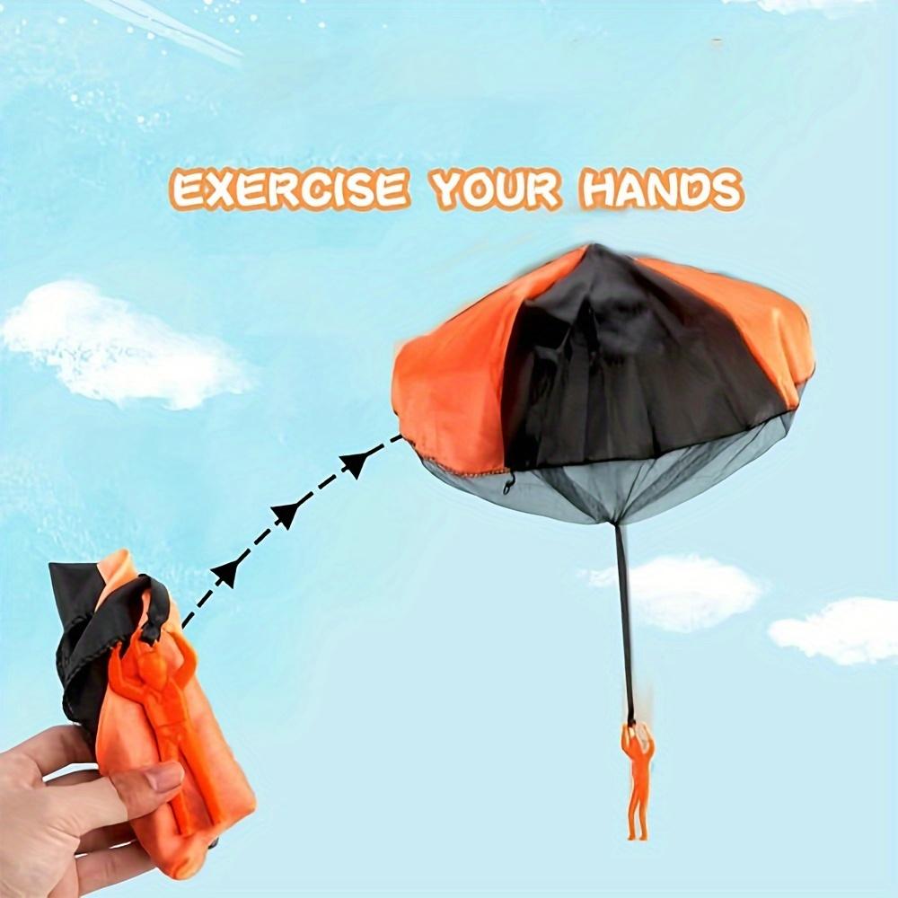 6pcs Parachute Toys For Kids - Tangle Free Flying Outdoor Parachute Men, Small Outside Toys, Boy & Girl Gift Throwing Toy