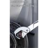 Universal 72-Tooth Ratchet Wrench Double Headed Labor Saving Adjustable Large Open End Wrench Steel High Hardness Repair Tools