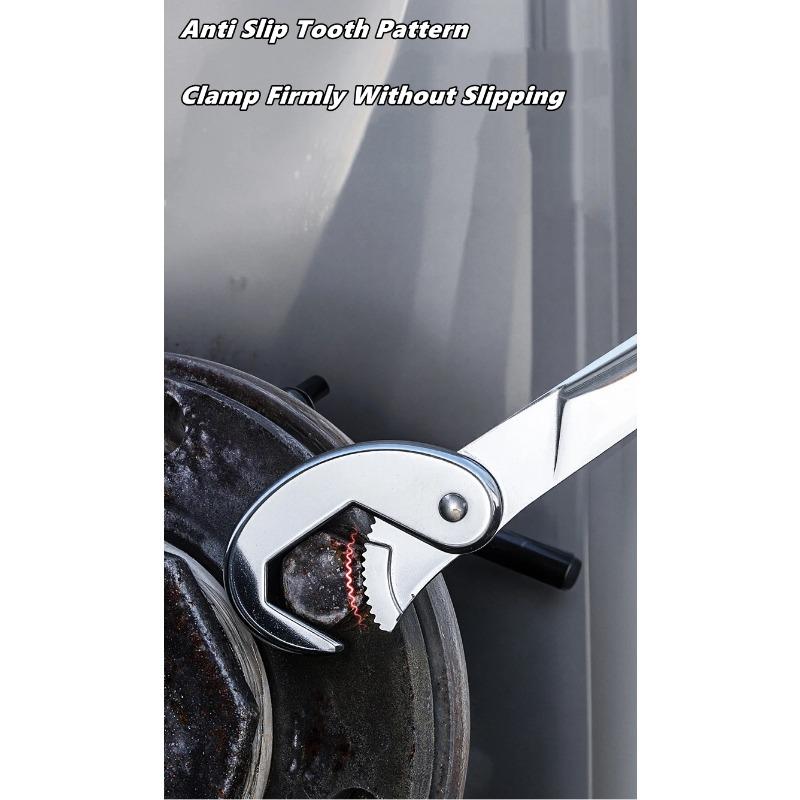 Universal 72-Tooth Ratchet Wrench Double Headed Labor Saving Adjustable Large Open End Wrench Steel High Hardness Repair Tools