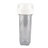 Water Filter Cartridge Brass Mouth Transparent Non Slip Filter Bottle for Pre Coarse Filtration 10in Water Filter