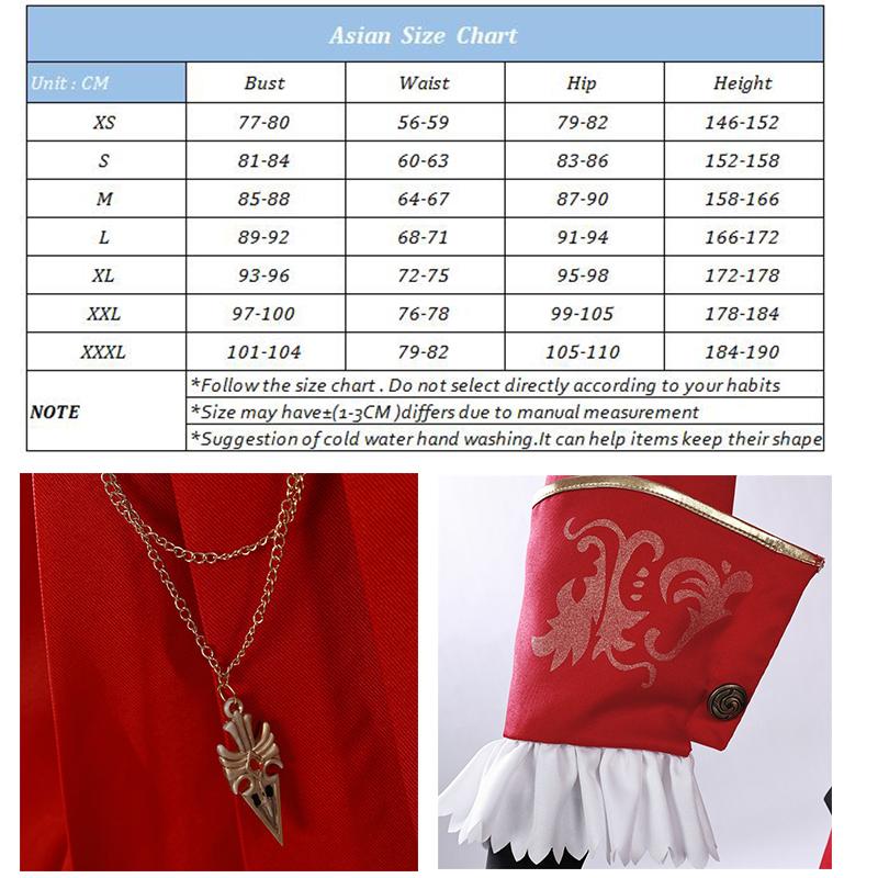 Ff Xiv Red Mage Cosplay Costume Ff14 Game Cosplay Costume Halloween Sexy Red Women Dress Combat Uniform Party Suit