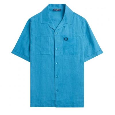 Fred Perry Mens Runaway Linen Shirt