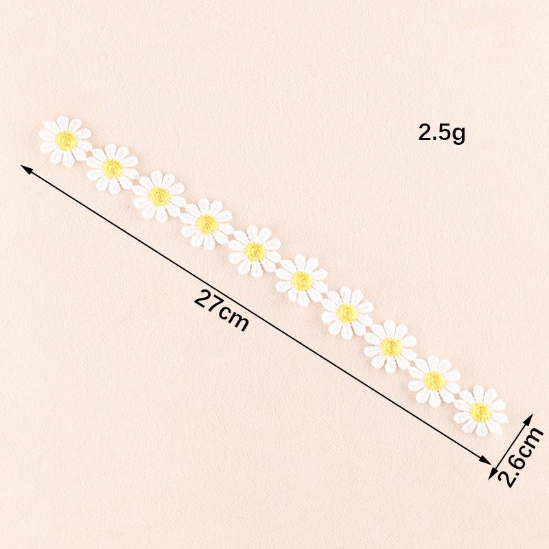 Computer Embroidery Cartoon Fruit Butterfly Lace Petal Hand Account Diy Clothing Accessories Water Soluble Embroidery Ribbon Cloth Sticker