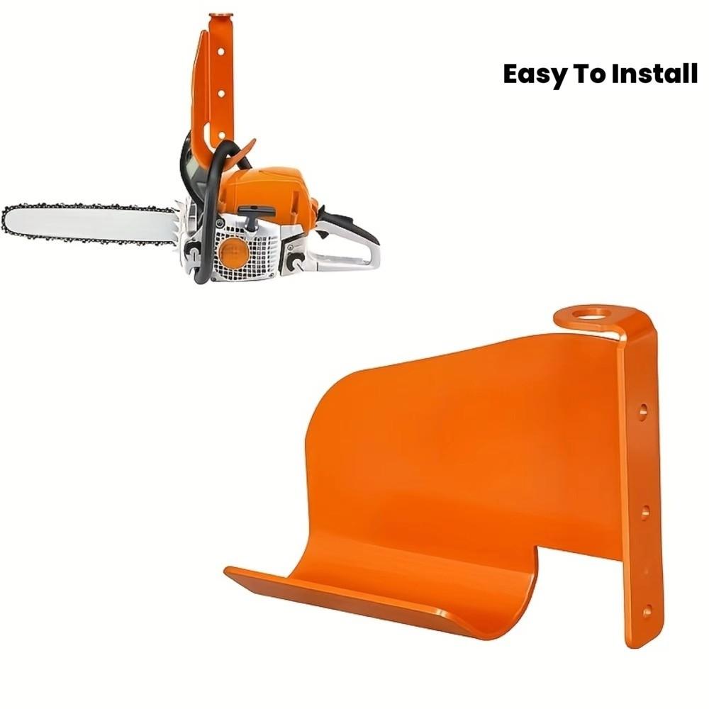 Wall Mounted Chain Saw Holder Rust Resistant Chain Saw Rack Garage Organization
