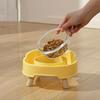 Drinking Water Pet Four Legged Bowl Protect Cervical Vertebra Pet High Feet Bowl  Pet Products