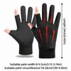 Anti-Slip Winter Cycling Gloves Warm Riding Protective Mittens Portable Cold-proof Gloves  Fishing